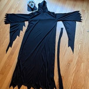 Ghost Face Halloween Costume Boys Youth